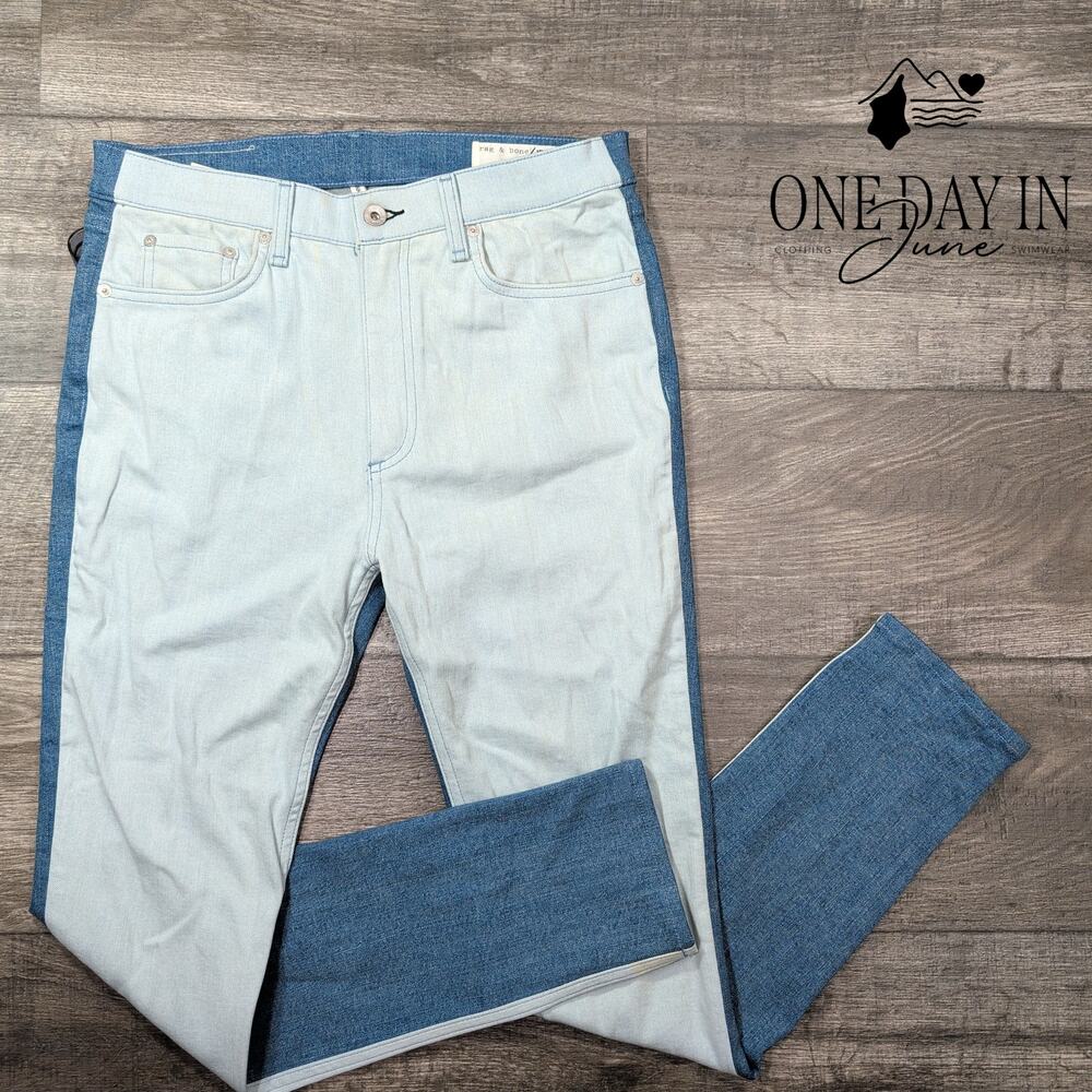 Rag & Bone High Rise Skinny Jeans Size 10 (30)